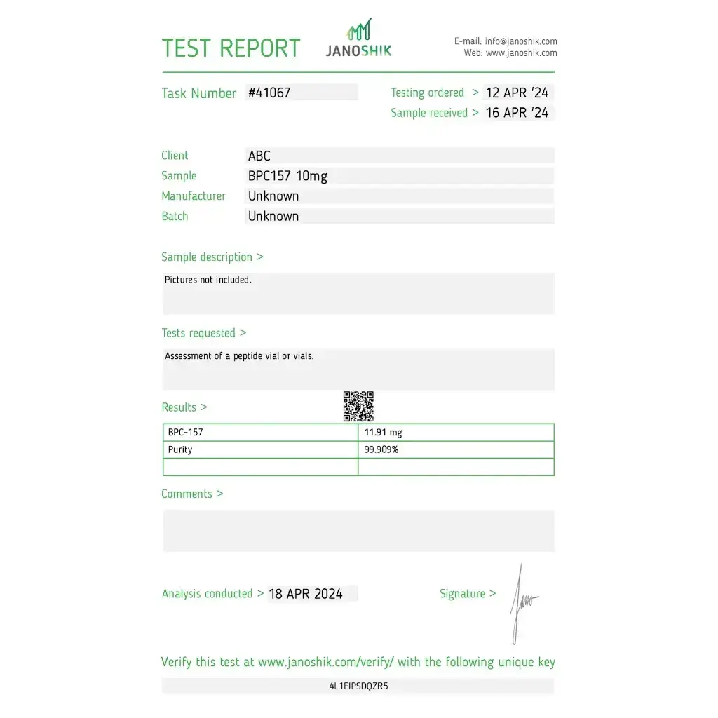 BPC 157 10 mg