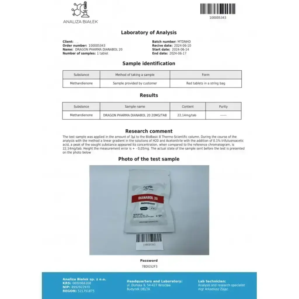 Dianabol 20 mg