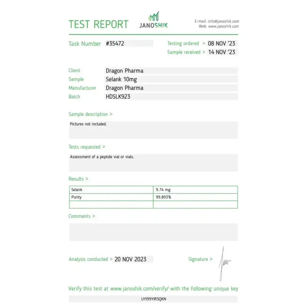 Selank 10 mg