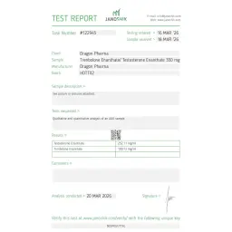 Tren/Test 350 lab test result (2026-03-20)
